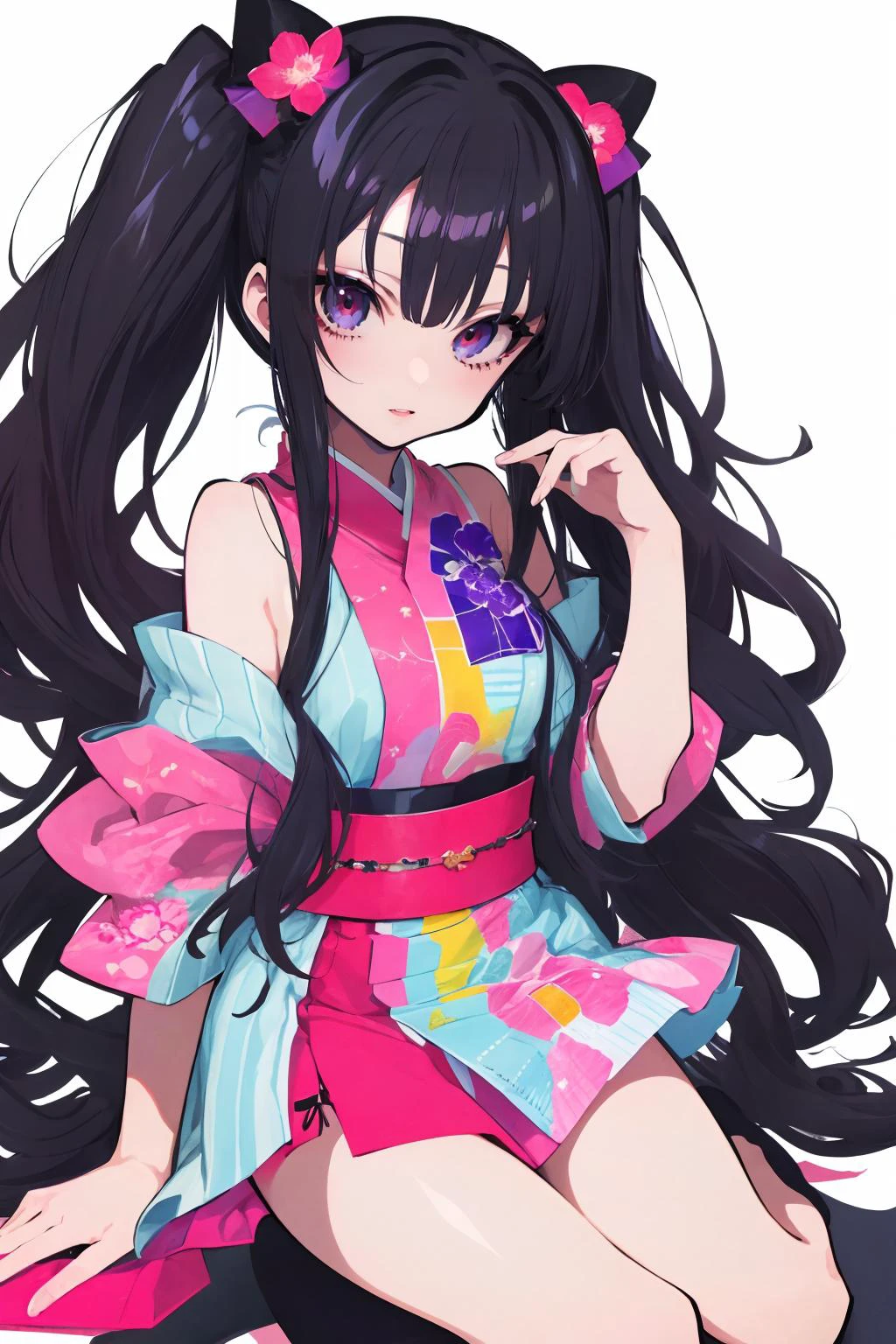 16k, highres, masterpiece, best quality,
blender \(medium\), a pinup of a beautiful girl of shibuya \(tokyo\), megami magazine, tsurime, mysterious, simple background, <lora:mochizuki_kei_style_v01:1>