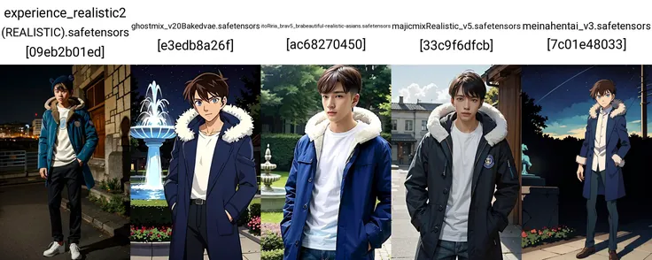 ((masterpiece)),((best quality)),ultra-detailed,illustratio,wallpaper,perfect lighting,Colorful,ultra highres,4K,photography,anime coloring, official style, 1boy, white shirt, solo, shirt, brown hair, closed mouth, short hair, blue eyes, bangs, open clothes, looking at viewer, hair between eyes, fur trim, blue coat, blue jacket, coat, jacket, open coat, pants, long sleeves, fur-trimmed coat, open jacket, standing, hood, winter clothes, hood down, casual, fur-trimmed jacket, hooded jacket,anime screencap,outdoor, street, garden,meadow,Pigeon,fountain, <lora:Kudou Shinichi:0.7>