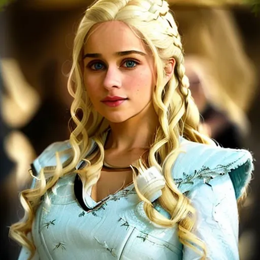 ultra high quality, a blond pretty woman halisi <lora:khalisi:1>, good lighting,