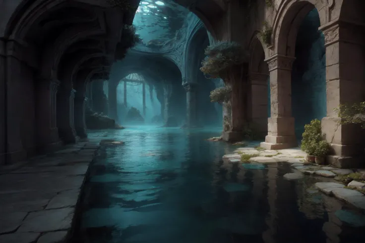 insanely detailed and intricate,godrays,ray traced reflections, <lora:add_detail:1.0> ,dynamic shadows,underwater city,atlantis