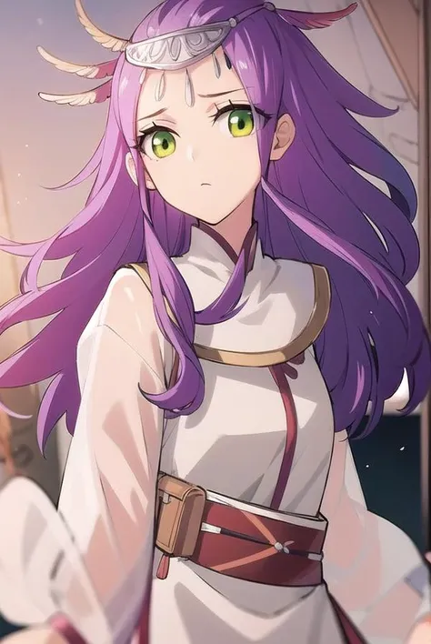 xiaoyixian, <lyco:battlethroughtheheavensxiaoyixian-lyco-nochekaiser:1>,
xiao yi xian, long hair, (green eyes:1.5), purple hair,
BREAK long sleeves, dress,
BREAK looking at viewer,
BREAK outdoors,
BREAK <lyco:GoodHands-beta2:1>, (masterpiece:1.2), best quality, high resolution, unity 8k wallpaper, (illustration:0.8), (beautiful detailed eyes:1.6), extremely detailed face, perfect lighting, extremely detailed CG, (perfect hands, perfect anatomy),