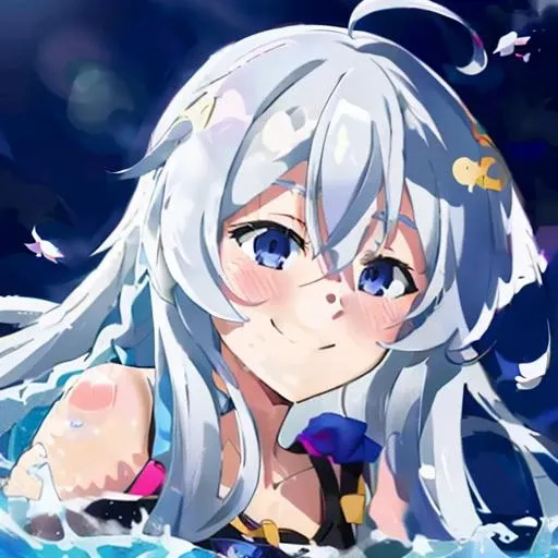 masterpiece, best quality, extremely detailed, (illustration, official art:1.1), 1 girl ,(((( light blue long hair)))), ,(((( light blue long hair)))),light blue hair, , long hair ((blush)) , cute face, big eyes, masterpiece, best quality,(((((a very delicate and beautiful girl))))),Amazing,beautiful detailed eyes,blunt bangs((((little delicate girl)))),tareme(true beautiful:1.2), sense of depth,dynamic angle,,,, affectionate smile, (true beautiful:1.2),,(tiny 1girl model:1.2),)(flat chest), masterpiece, Highest quality, Highly detailed CG Unity 8K wallpapers, Girl Anime Illustration. Please wear a small swimsuit.., Open your arms, Her eyes and mouth are open, smile. Silver Hair, black eye, twins, Bokeh Photo, (Soft Focus):1.2, Out of focus highlights, Dreamy atmosphere, Splash, Fascinating Depth, The background is a realistic night pool,Low - Angle,As if capturing the whole body