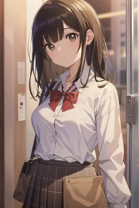 sayuogiwara, <lora:sayuogiwara-lora-nochekaiser:1>,
sayu ogiwara, brown hair, (brown eyes:1.5), medium hair,
BREAK school uniform, bow, red bow, long sleeves, sweater, shirt, collared shirt, white shirt, skirt, pleated skirt, black skirt, socks, brown sweater,
BREAK looking at viewer, full body,
BREAK indoors, classroom,
BREAK <lyco:GoodHands-beta2:1>, (masterpiece:1.2), best quality, high resolution, unity 8k wallpaper, (illustration:0.8), (beautiful detailed eyes:1.6), extremely detailed face, perfect lighting, extremely detailed CG, (perfect hands, perfect anatomy),