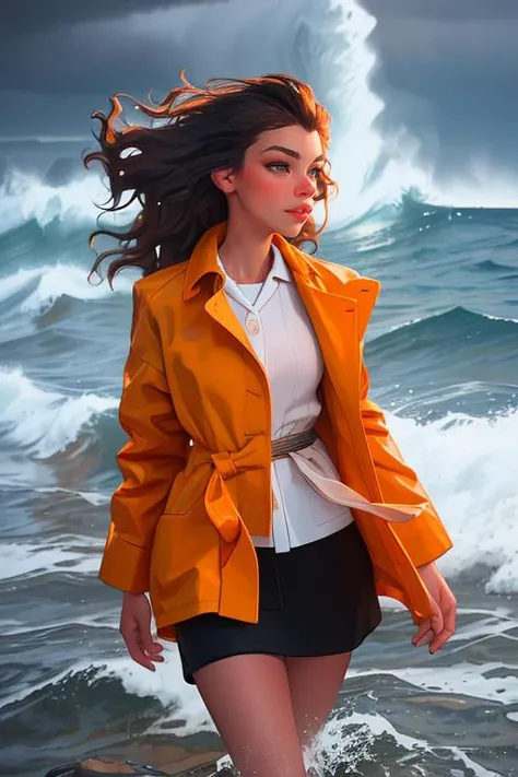 DEN_elua_sg,
(portrait of a lighthouse keeper (walking on the rocks:1.2) on a dark (stormy night:1.2) wearing a yellow raincoat in the wind, (waves crashing:1.2) into the rocks, (storm:1.2), (wind swept:1.2), (gale:1.1), (tsunami:1.1), lighthouse, (night time:1.2), (wet rocks, rocks, rocky:1.2), (splashing waves:1.2), waves, (ocean spray:1.2), (lighthouse:1.1):1.2),
bokeh, f1.4, 40mm, photorealistic, raw, 8k, textured skin, skin pores, intricate details <lora:epi_noiseoffset2:1>, epiCRealism <lora:ClothingAdjuster3:-1>