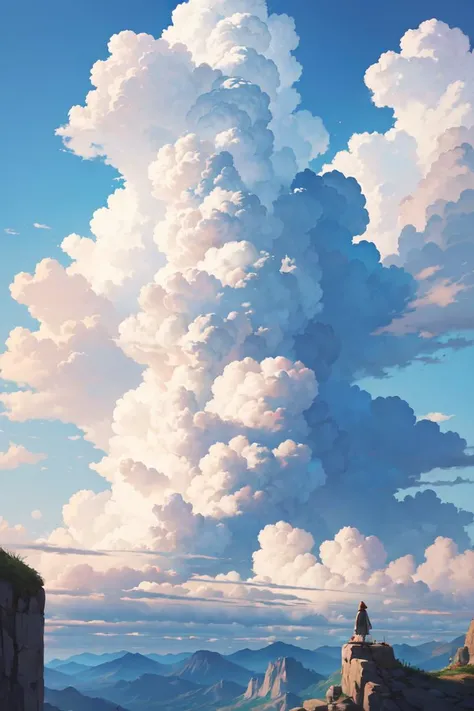 masterpiece, best quality, everyday life in the cloud kingdom