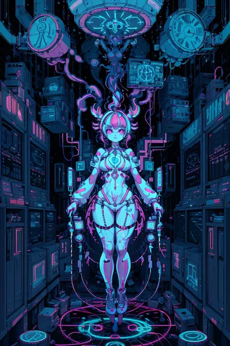 <lora:pxxl:0.7>,pxxl a highly detailed insane display of everything and nothing, neon, psychedelic, digital,