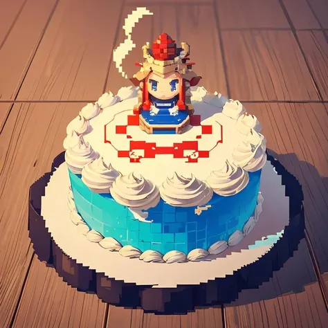 cake pixel,pixel art,pixelart,xiangsu,xiang su , masterpiece,best,quality <lora:pixel_f2_0.5_lbw=ONLY+OUTS+åç´ å°äººPixel Character_1 _0.3+pixel-portrait-v1_0.75:0.8>
