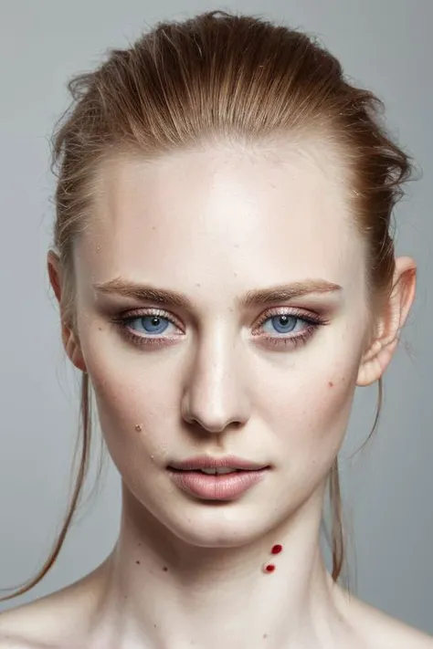 portrait of young sks woman, topless, slick hair, oiled skin, grey background, closeup,
masterpiece, best quality, sharp focus, 8k highres, ultra-detailed,
<lora:CR-DeborahAnnWoll-malcolmrey:1.0>