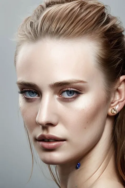 portrait of young sks woman, topless, slick hair, oiled skin, grey background, closeup,
masterpiece, best quality, sharp focus, 8k highres, ultra-detailed,
<lora:CR-DeborahAnnWoll-malcolmrey:1.0>