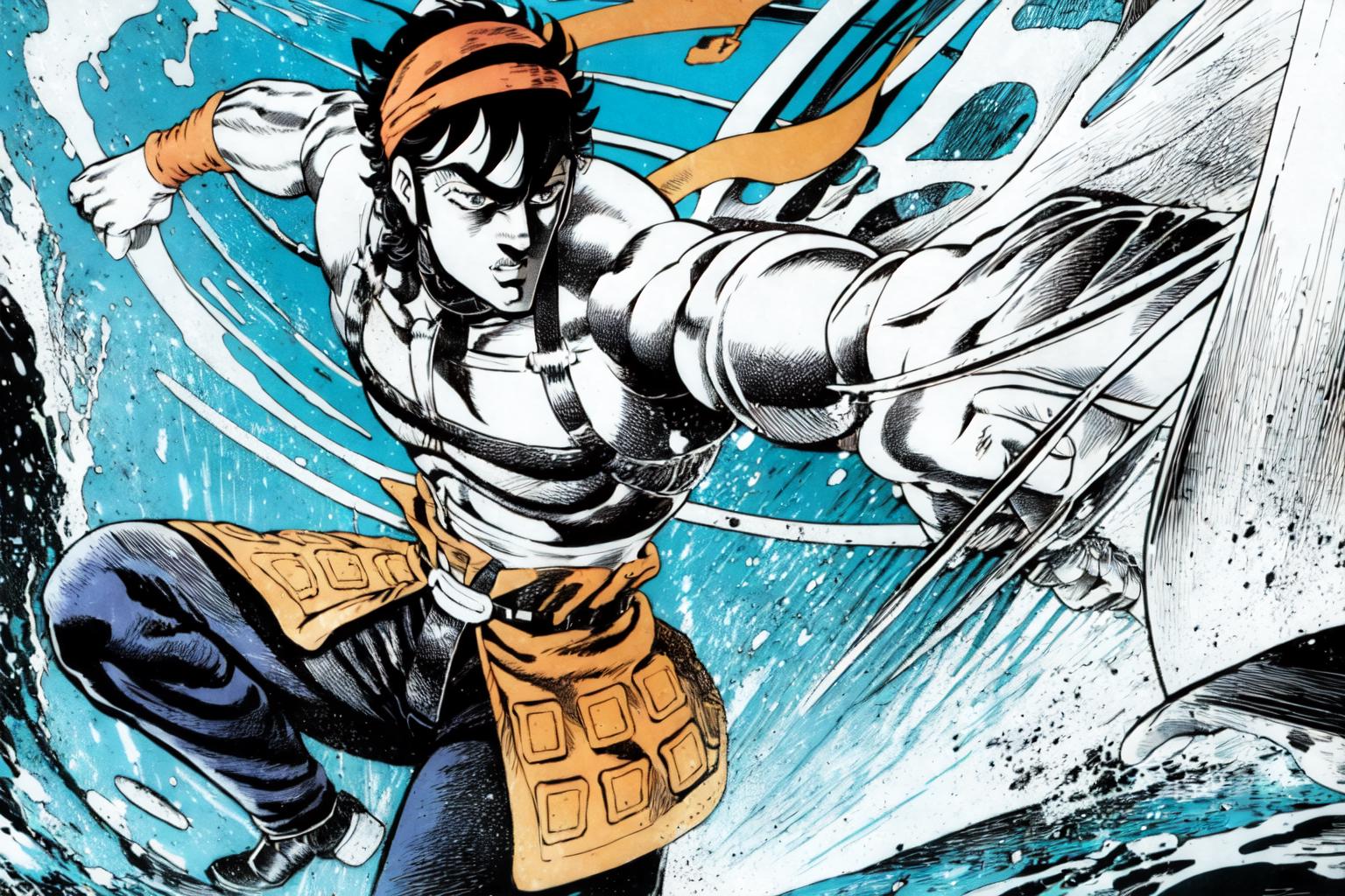 Sakigake!! Otokojuku Comic Style | 魁!!男塾 v1.0