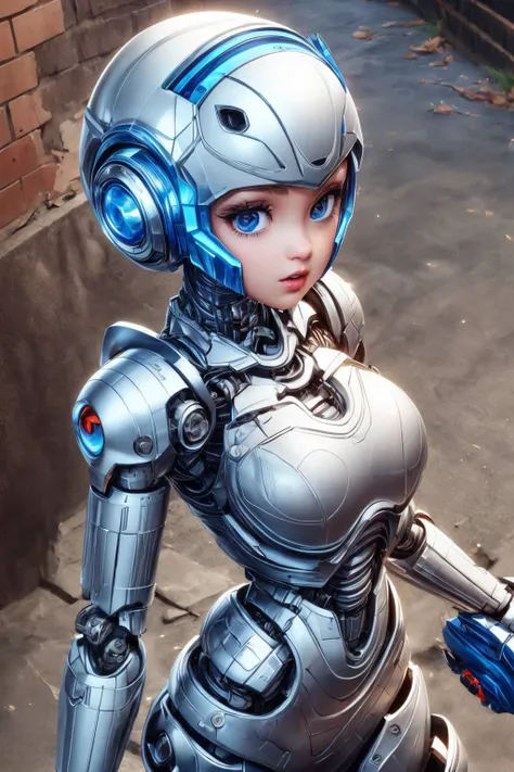 Beautiful Lighting, <lora:l - L| :1>, <lora:y:1>,  (Style-DA:1.3), (outdoors, alley:1.3),
<lora:Dhevv-EngineConcept:0.7>, cowboy shot, (robot joints:1.2), mechanical parts, science fiction, hairband, cable, mechanical arms, circle glowing, (helmet:1.2), walking, 1girl, (Exoskeleton:1.2), <lora:age_slider-LECO-v1:-4>,  <lora:l-Tools-8 8t:-8>, blue eyes,