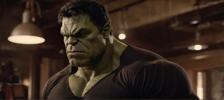 A cinematic film still of a
movie still, film still, cinematic, cinematic shot, a man with a mask on and a black shirt hulk, a colorized photo, inspired by maxim verehin, digital art, chiseled jaw, caught in 4k, from avengers, dark sepia toned shading, 5 0 years old man, subtle smile, cape, 8k scan