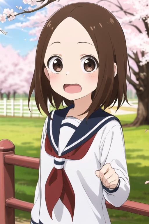 A woman in a sailor outfit standing in front of a fence - SeaArt AI
