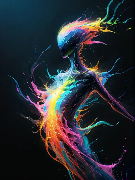 artnthrmg, fluid creature, energy, colorful, black background
<lora:artfullyNETHERMAGE:0.8>