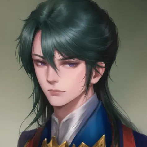 best quality, 1boy, handsome face, long hair, <lora:ImpastoH-000002:1>