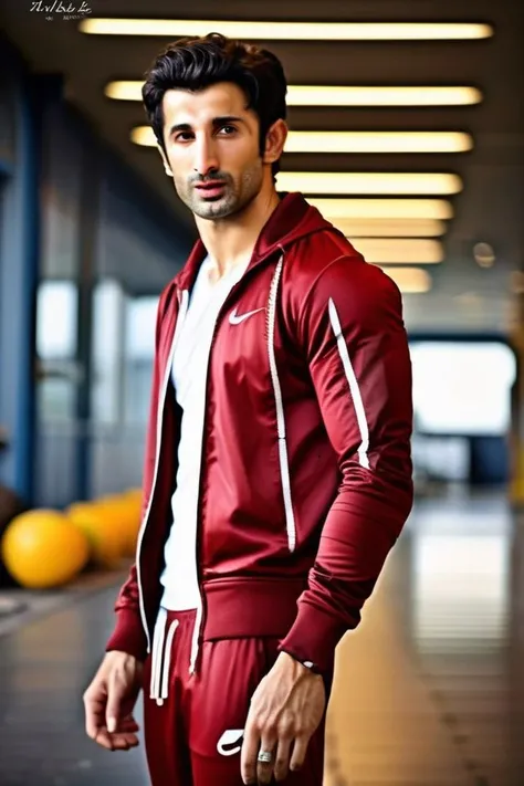 patrick dempsey a man <lora:sidhant-gupta_patrick-dempsey:1>, realistic photo in a worn ((skin-revealing skimpy erotic red tracksuit, massive hairy pecs)), abs, big pecs, big arms, bulge, VPL, ((light bokeh)), intricate, (steel metal [rust]), elegant, erotic, exuding sexual energy, homoerotic, sharp focus, photo by greg rutkowski, soft lighting, vibrant colors, (masterpiece), ((streets)), (detailed face), looking at viewer, light smile, night, walking towards viewer, cinematic lighting, beautiful lighting, cinematic lighting, (hazy filter, film grain:1.2)