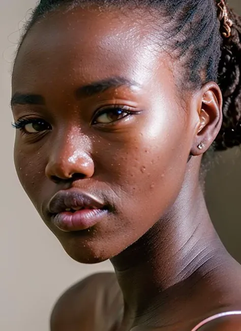 <lora:adutAkech:1> <portrait of sks woman, feminine, epic > (photo, studio lighting, hard light, sony a7, 50 mm, hyperrealistic, big depth of field, mate skin, pores, wrinkles, concept art, colors, hyperdetailed, hyperrealistic)