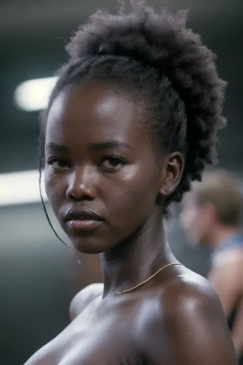 photo of sks woman with black afro hair, wearing dress, a woman as a star, modelshoot style, (extremely detailed CG unity 8k wallpaper), photo of the most beautiful artwork in the world, professional majestic oil painting by Ed Blinkey, Atey Ghailan, Studio Ghibli, by Jeremy Mann, Greg Manchess, Antonio Moro, trending on ArtStation, trending on CGSociety, Intricate, High Detail, Sharp focus, dramatic, photorealistic painting art by midjourney and greg rutkowski, <lyco:adutAkech:1.3>