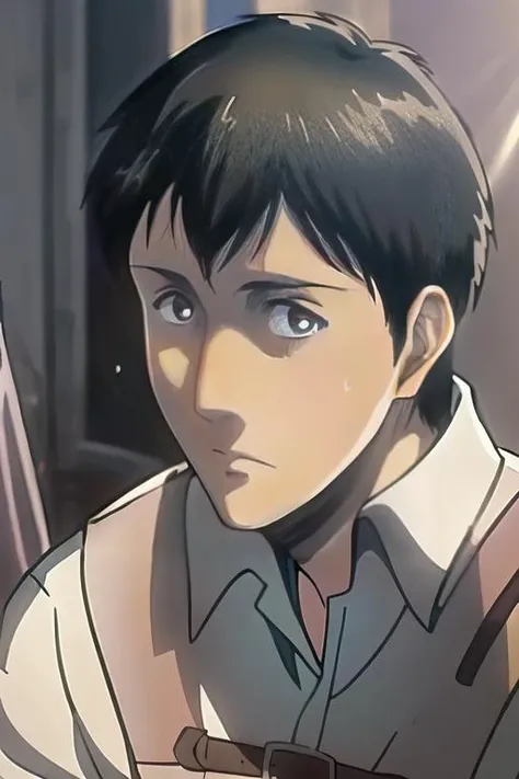 masterpiece,((bestquality)),8k,high detailed,ultra-detailed,artbook,comic,depth of field,global illuminations,Morning sunlight,(random_camera_angle:1.4),
1boy,bertolt,<lora:Bertolt_Lora:1.1>,male_focus,handsome face,beautiful hand,soft lights,front lighting,nude,portrait,<lora:weight_slider_v2:1>,<lora:muscle_slider_v1:-1>,expressionless,
upper_body,face_focus,cinematic_angle,clean background trending,
