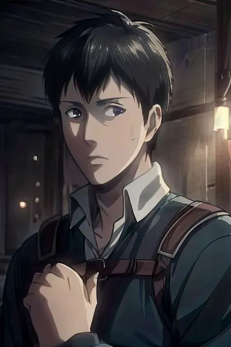 masterpiece,((bestquality)),8k,high detailed,ultra-detailed,depth of field,wide angle,volumetric lighting,Soft illuminaotion,front lighting,eye level view/level gaze/straight gaze,
1boy,<lora:Bertolt_Lora:1>,bertolt,adult,sad,global illuminations,lens flare,looking over glasses,
male focus,solo,hand on headphones,handsome face,<lora:add_detail:1>,indoor,holding microphone,
