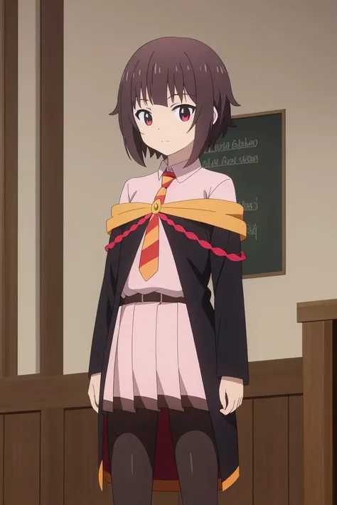 <lora:Bakuen_megumin_v3:0.7> megumin, school uniform,, 8k, masterpiece, absurdres, anime,