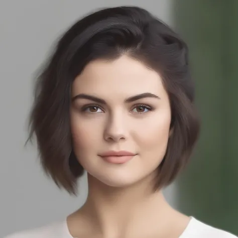 an exquisite portrait photograph, 85mm medium format photo of (ohwx woman) <lora:SelenaGomez-000007:1> with a classic haircut