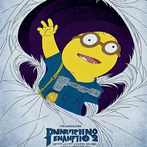 An amazing poster for a new Minions , Very detailed, clean, high quality, sharp image