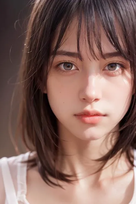 dressed, (photo realistic:1.4), (hyper realistic:1.4), (realistic:1.3),
(smoother lighting:1.05), (increase cinematic lighting quality:0.9), 32K,
1girl,20yo girl, realistic lighting, backlighting, light on face, ray trace, (brightening light:1.2), (Increase quality:1.4),
(best quality real texture skin:1.4), finely detailed eyes, finely detailed face, finely quality eyes,
(tired and sleepy and satisfied:0.0), face closeup, t-shirts,
(Increase body line mood:1.1), (Increase skin texture beauty:1.1)
<lora:sd-No.174-000014:0.6>