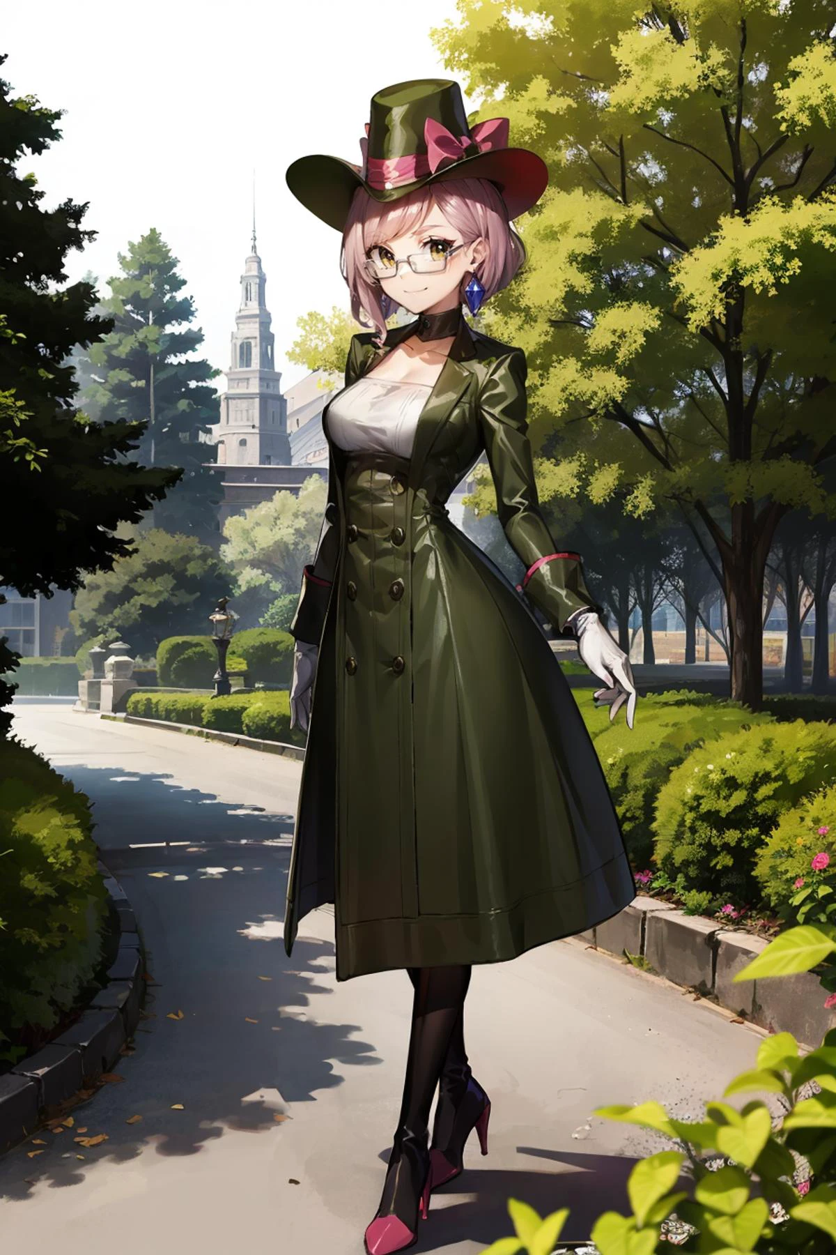 (masterpiece, best quality), 1girl, (solo), looking at viewer,
closed mouth, smile,
nature, lampost, tree, park,
BREAK
<lora:kotee-62:0.88>,
BREAK
<lora:FGOKoyanskayav3:0.7>, LBBritain, BritishLadyOutfit, glasses,