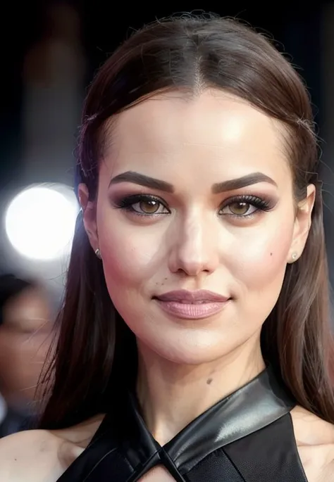 portrait of zxzxfahriye in black shiny clothes is posing to cameras on oscar award red carpet with happy face , by greg rutkowski, depth of field,
<lora:fahriye-000024:0.7>, Photorealistic, Hyperrealistic, Hyperdetailed, analog style, detailed skin, matte skin, soft lighting, subsurface scattering, realistic, heavy shadow, masterpiece, best quality, ultra realistic, 8k, golden ratio, Intricate, High Detail, film photography, soft focus, RAW candid cinema, 16mm, color graded portra 400 film, remarkable color, ultra realistic, textured skin, remarkable detailed pupils, realistic dull skin noise, visible skin detail, skin fuzz, dry skin, shot with cinematic camera