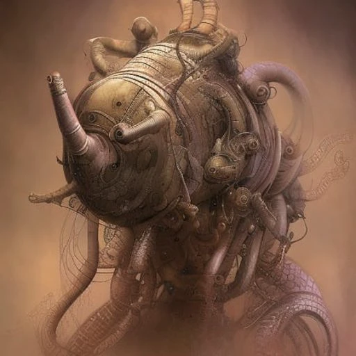 steampunk axolotl, masterpiece, intricate, elegant, highly detailed, digital painting, smooth, sharp focus, illustration, art by james gurney, graeme base, brian froud , alan lee