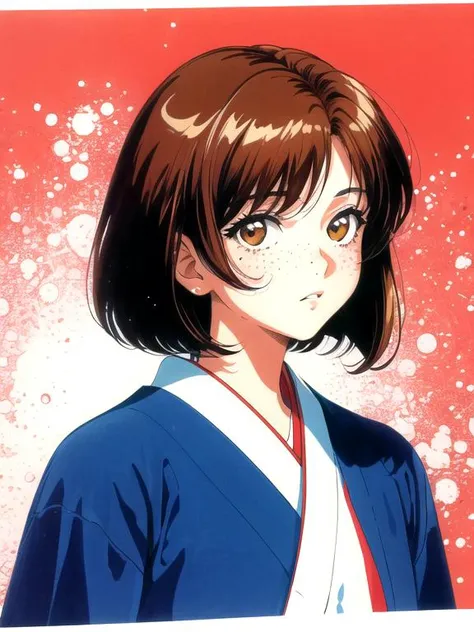 <lora:naoko001:0.8> masterpiece, (naoko:1.2), 1girl, bob cut, brown hair, freckles, <lora:add_detail:0.5>, <lora:noline:0.3>, <lora:boldline:-0.3>, president of the united states, (1980s \(style\): 1.2), <lora:kenichi sonoda:0.7> 1980s style, (retro artstyle: 0.91)