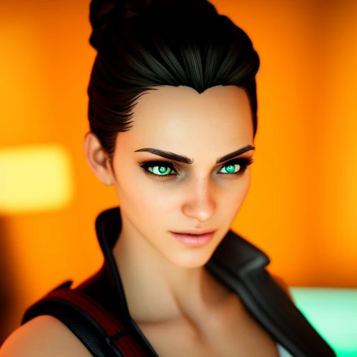 borderlands style, sexy woman , 3D, 3d art, 4k, 8 k artistic photography, award-winning photograph, trending on Artstation, Beautiful, 8k resolution, insanely detailed, Intricate, Behance, Cinematic, dramatic atmosphere, cinematic lighting, digital art, dramatic angle, Dramatic light by denis villeneuve, [mix style "pixar and artgerm and dreams work"], Elegant, ethereal lighting, octane render, dynamic lighting, digital painting, extreme plus resolution, fake detail, full image, full of details, global illumination, golden ratio, golden warm light, high contrast, high detail, high res, highly detailed, hyper detailed, intricate details, Masterpiece, perfect composition, photorealistic concept art, Professional, ray tracing, rich deep colors, Saturated, sharp focus, sharp lighting, soft natural volumetric cinematic perfect light, studio photo, studio quality, Stylize, super detail, Symmetry, trending on pixiv fanbox, ultra detail, ultra detailed, unreal engine 5, volumetric lighting