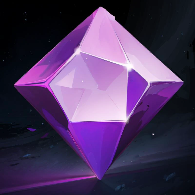 ((masterpiece,best quality)), absurdres, <lora:FantasyIcons_Gemstones:0.8>, gemstone, stars, starry sky, glowing purple gem