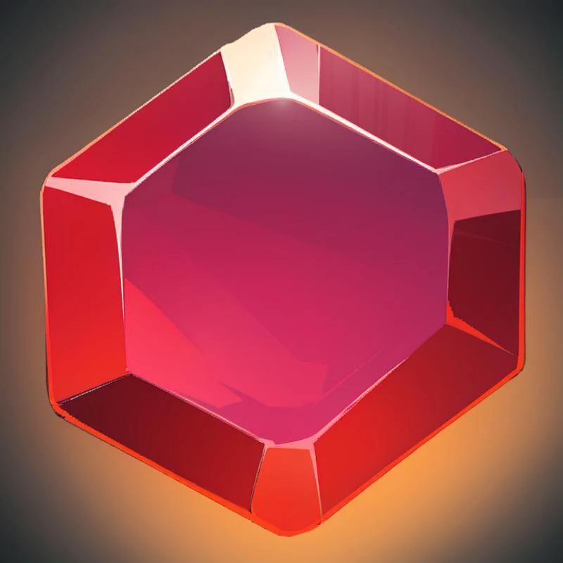 ((masterpiece,best quality)), absurdres, <lora:FantasyIcons_Gemstones:0.8>, gemstone, glowing red gem, square,