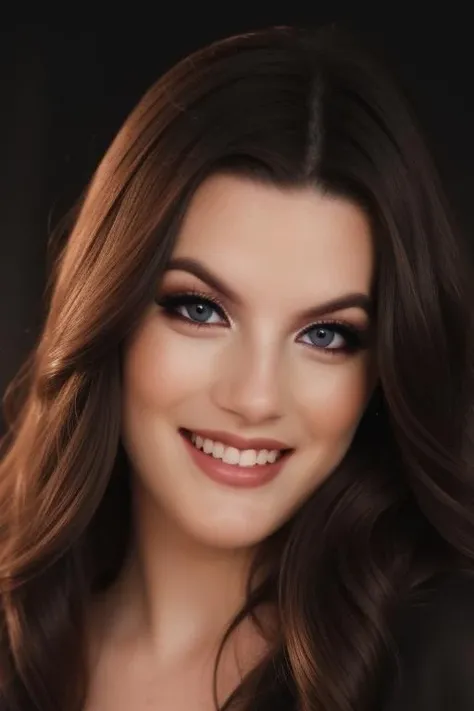 fionafrostlora, (wearing a black blouse),(RAW photo, best quality), (realistic, photo-realistic:1.4), masterpiece, an extremely delicate and beautiful, extremely detailed, 2k wallpaper, Amazing, finely detail, extremely detailed CG unity 8k wallpaper, ultra-detailed, highres, soft light, beautiful detailed girl, extremely detailed eyes and face, beautiful detailed nose, beautiful detailed eyes,cinematic lighting,city lights at night,perfect anatomy, smiling, <lora:fionafrostlora:1>