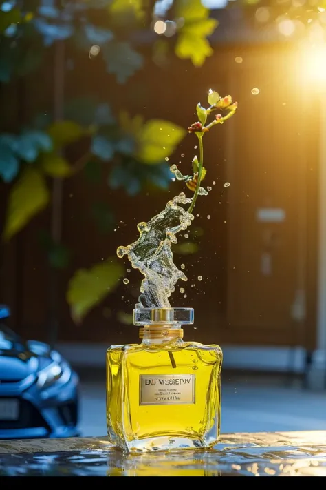 (8k, RAW photo, uhd, best quality, masterpiece:1.2), (realistic, photo-realistic:1.37), ultra-detailed, (high detailed skin:1.2), (glass perfume bottle with the text "Dior"), commercial photography, dappled sunlight, (cinematic look:1.4), light spread, splash water, flashing particles , sharp focus, depth of field, vivid colors, simple background <lora:splash water_v1.0:1> <lora:add_detail:0.6>