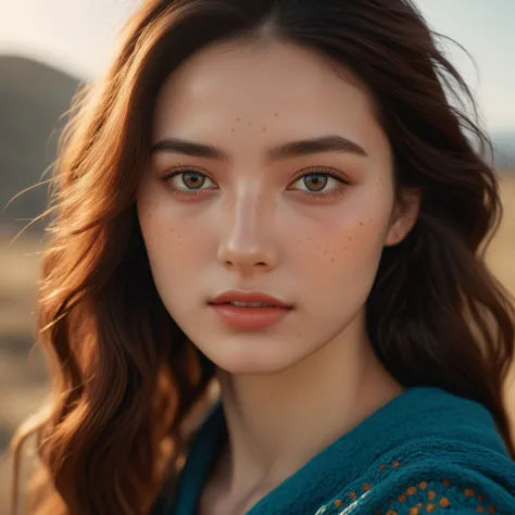 a photo of a 20 year old woman, ((detailed face)), head, freckles, (detailed faces) . 35mm photograph, film, professional, 4k, highly detailed. cinematic lighting, vibrant colors, detailed skin texture, detailed cloth texture, beautiful detailed perfect face, intricate sharp details, ultra high res, beautiful detailed perfect face, intricate sharp details, ultra high res, (masterpiece, high quality, best quality:1.3), Extremely high-resolution details, photographic, realism pushed to extreme, fine texture, incredibly lifelike, 8k