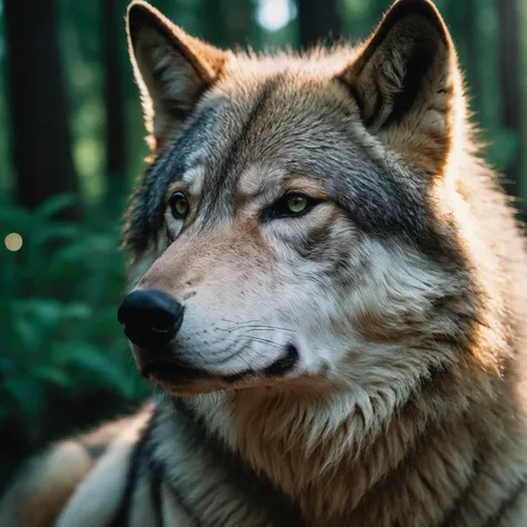 wolf in green fire, (analog:1.3), specular lighting, (wide shot:1.2), F/5, (cinematic still:1.2), 35mm photograph, film, professional, (skin texture visible:1.5), realistic skin, skin pores, skin moles, skin imperfections, visible skin detail, skin fuzz, dry skin, (detailed eyes), (detailed facial features), detailed skin texture, sharp focus, F/5, 35mm photograph, film, professional, photographic, editorial photograph, hyperdetailed photography, soft light, Direct light, natural lighting, film grain, photography, (photorealistic:1.4), dslr, f2, 16mm, 50mm, 35mm, Kodak UltraMax 400, Fujifilm Superia Premium 400, Nikon D850 film stock photograph, Kodak Portra 400 f1.6 lens, Dramatic, Atmospheric, 8k, UHD, color graded portra 400 film, analog raw photo, amateur photo, film stock photograph, photorealism, amazing fine detail, absurdres, lifelike