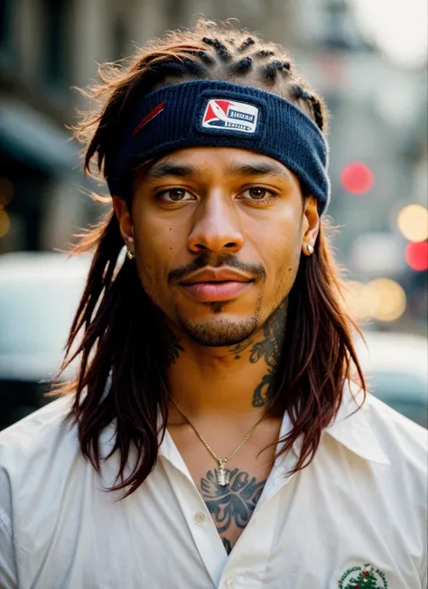 RAW photo of 20 years old alleniverson-ti, natural lighting, 8k uhd, dslr, high quality, film grain, Fujifilm XT3, <lora:add_detail:0.7>, by Peter Lindbergh, christmas theme, young, masculine
