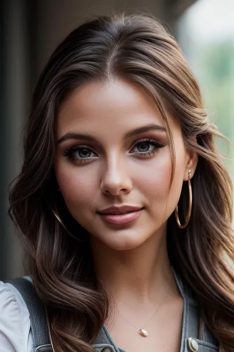 photo of beautiful (czavl1ne-130:0.99), a woman in a (planet:1.1), perfect hair, hair upsweep updo, wearing (overalls:1.2), modelshoot style, (extremely detailed CG unity 8k wallpaper), professional majestic (photography by ansel adams:1.1), (Fujifilm X-S10 Mirrorless Camera), 24mm, exposure blend, hdr, faded, extremely intricate, High Detail, Sharp focus, dramatic, soft cinematic light, (looking at viewer), (detailed pupils), cute smile, 24mm, 4k textures, soft cinematic light, adobe lightroom, photolab, elegant, ((((cinematic look)))), soothing tones, insane details, hyperdetailed, low contrast