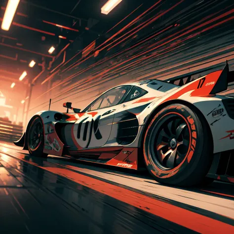 Ink illustration, realistic, detailed, wide angle, a futuristic racecar speeding around a cyberpunk race course, gritty, tires squealing, intense, sunrise, asymmetrical fractals, ink runs ink spots, ink splashes, faded ink, ink stains, linquivera, (motion blur:1.2), (motion lines:1.1), (speed lines:1.1), Wide Angle,
vivid color,
<lora:add_detail:1>