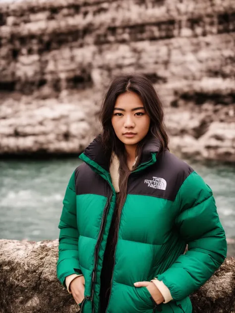 RAW photo, TNFGREEN, a portrait photo of 1girl,  tnf,  european, city background, natural skin, 8k uhd, high quality, film grain, Fujifilm XT3   <lora:TNFFIVE:0.8>