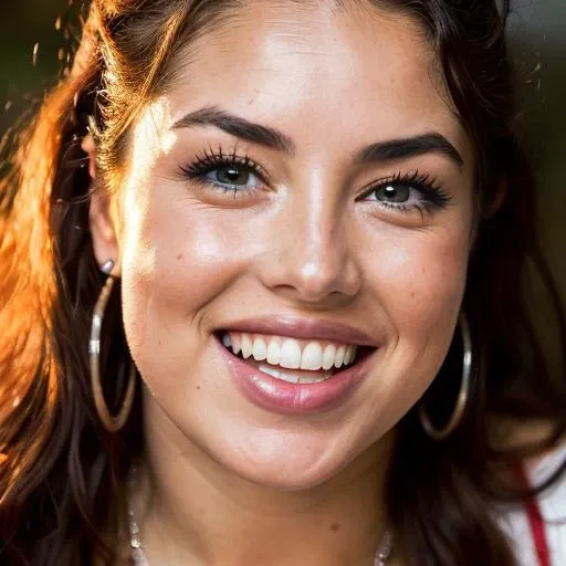 documentary photo of cr1st14n4l0v3:0.9, (close-up on face:1.2)(big smile:1.2),  
(shot on Rolleiflex)
(harsh flash lighting)
in the style of Martin Schoeller
<lora:popular:0.99><lora:masterpiece:0.05>
<lora:epiNoiseoffset_v2:0.7>kkw-ph1:0.8