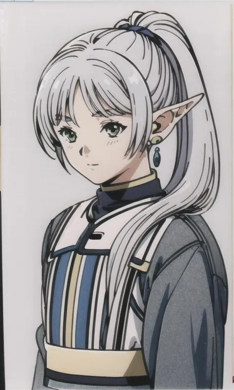 <lora:æ¡æ£åç»é£:0.8>,Ai Amano,Yoshizuki iori,
<lora:èèè®1Ve:0.8>,1girl,solo,elf,white hair,grey hair,earrings,pointy ears,long hair,ponytail,green eyes,twintails,parted bangs,thick eyebrows,