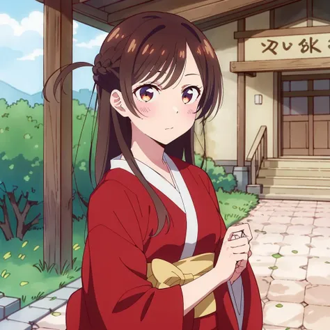 masterpiece,highres,high quality,extremely detailed,solo,<lora:ChizuruMizuhara001:0.7>,looking at viewer,
ChizuruMizuhara,1girl,
side braid,
kimono,cowboy shot,shrine,