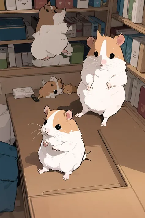hamster, <lora:kakureEriaStyle-20:1>