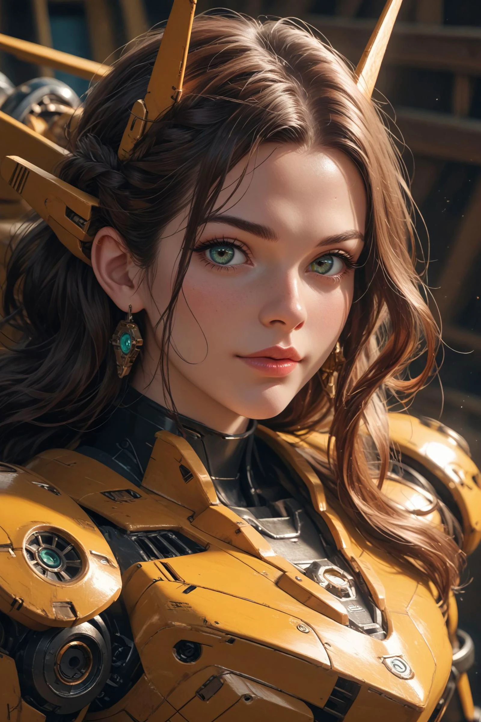 colorful,looking at viewer,detailed background,Cinematic Lighting,film grain,score_9,score_8_up,score_7_up,
<lora:(增强)sdxl_lightning_8step_lora:1>,
<lora:T43XLP:1>,t43,<lora:mecha gundam Pony:0.4>,mecha,
1girl,upper body,