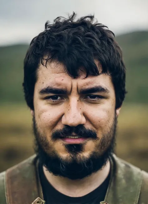 An intricate full color portrait of sks person:1 as (viking warrior), (barbarian), epic character composition, by ilya kuvshinov, alessio albi, nina masic, sharp focus, natural lighting, subsurface scattering, f2, 35mm, film grain, <lora:locon_kripparian_v1_from_v1_64_32:1.25>
