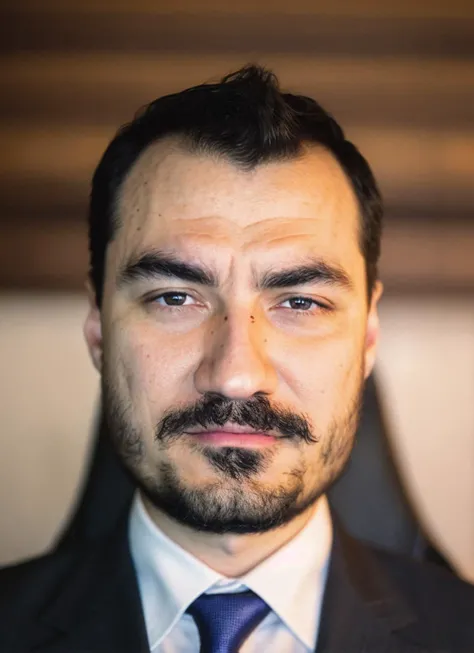 analog style, modelshoot style, A stunning intricate full color portrait of (sks person:1), wearing a black official suit, epic character composition, by ilya kuvshinov, alessio albi, nina masic, sharp focus, natural lighting, subsurface scattering, f2, 35mm, film grain, <lora:locon_kripparian_v1_from_v1_64_32:1.25>